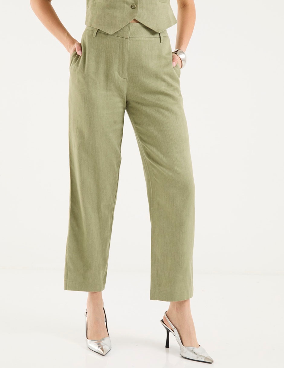 Pantalón de vestir flare para mujer