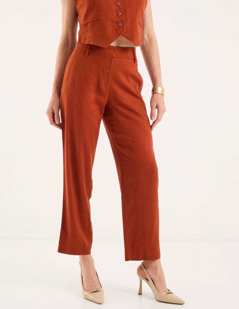 Pantalón de vestir flare para mujer Pantalón de vestir flare para mujer