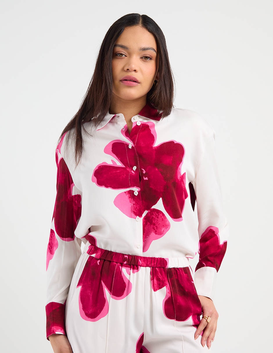 Blusa manga larga para mujer