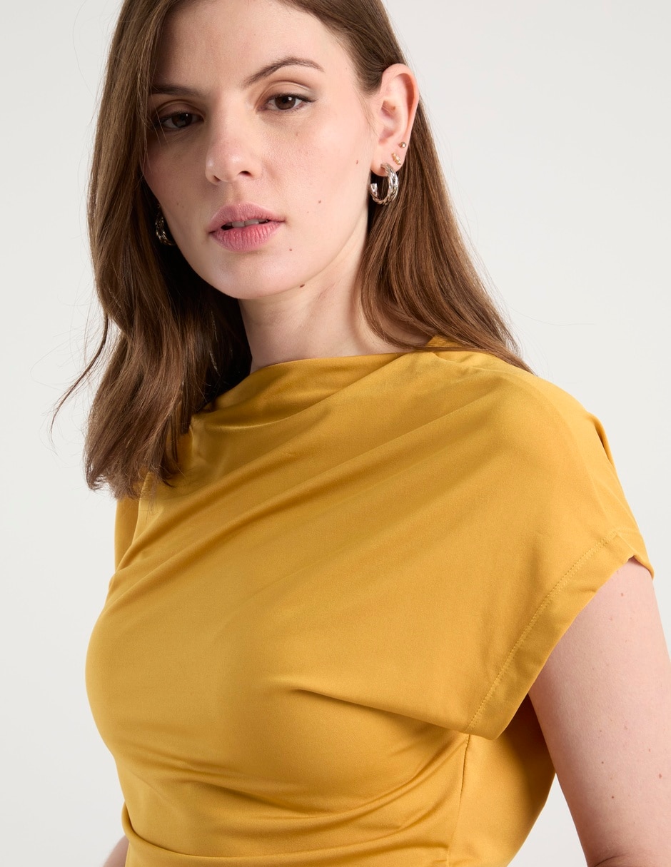 Blusa manga corta para mujer 4