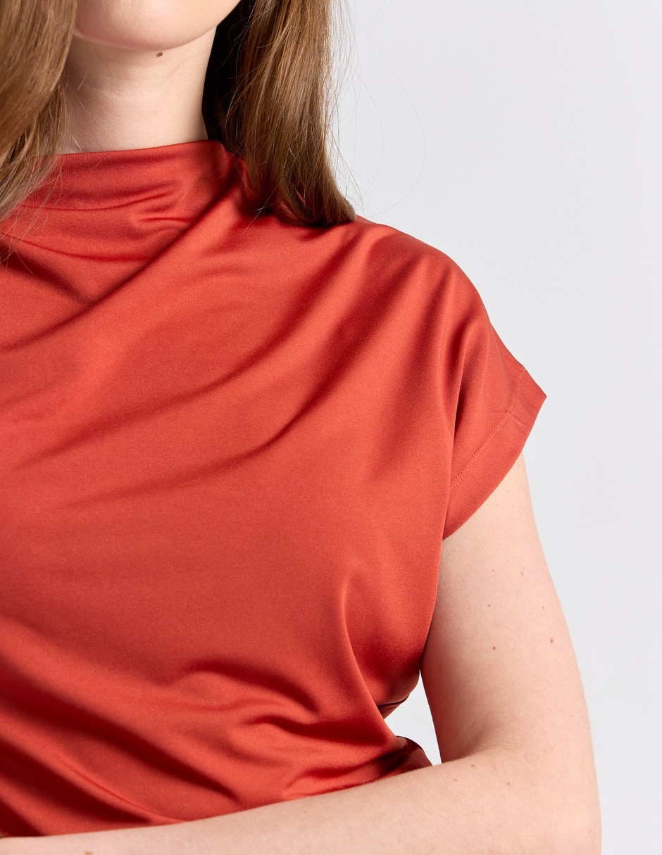 Blusa Contempo manga corta para mujer