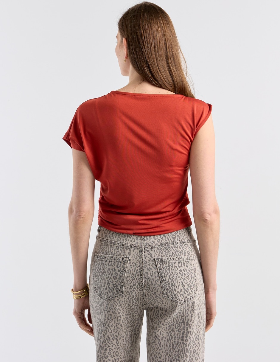 Blusa Contempo manga corta para mujer