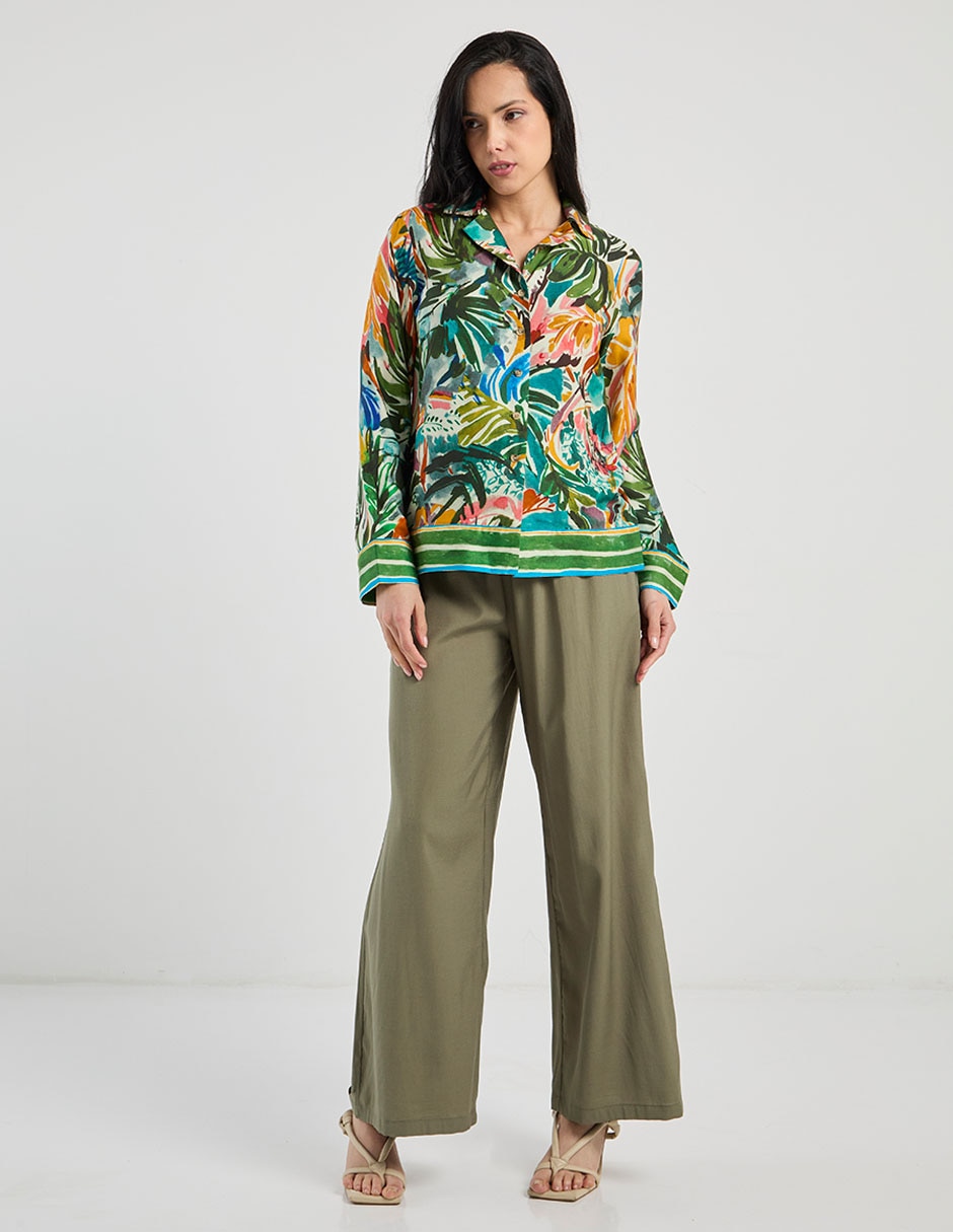 Blusa manga larga para mujer 3