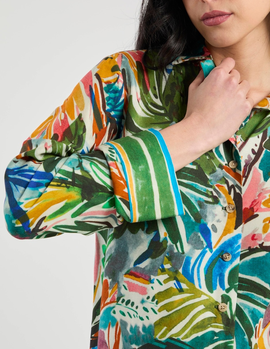 Blusa manga larga para mujer 4