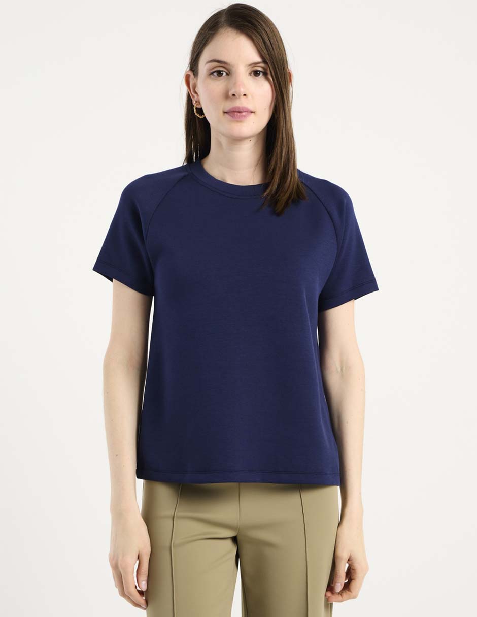 PLAYERA COMR26125-06, ECH, AZUL MARINO