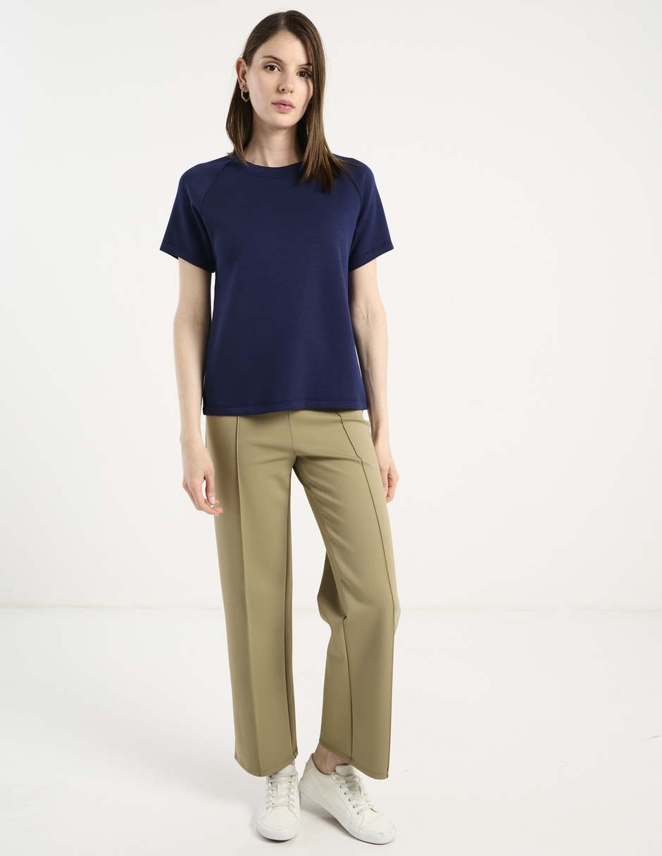 PLAYERA COMR26125-06, ECH, AZUL MARINO