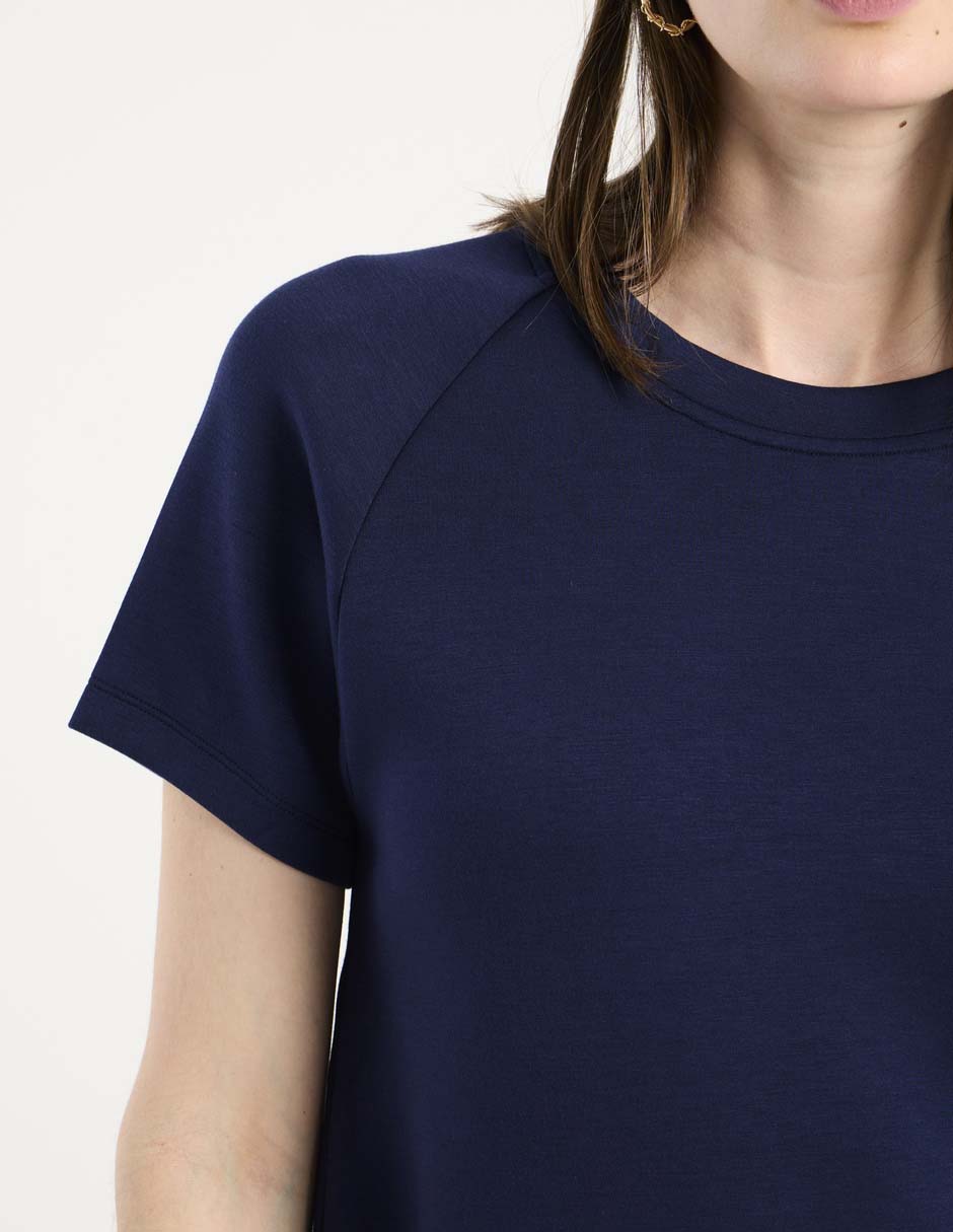PLAYERA COMR26125-06, ECH, AZUL MARINO