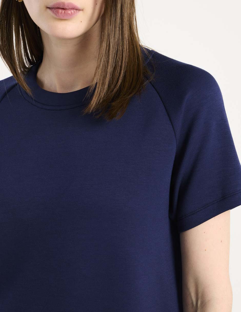 PLAYERA COMR26125-06, ECH, AZUL MARINO