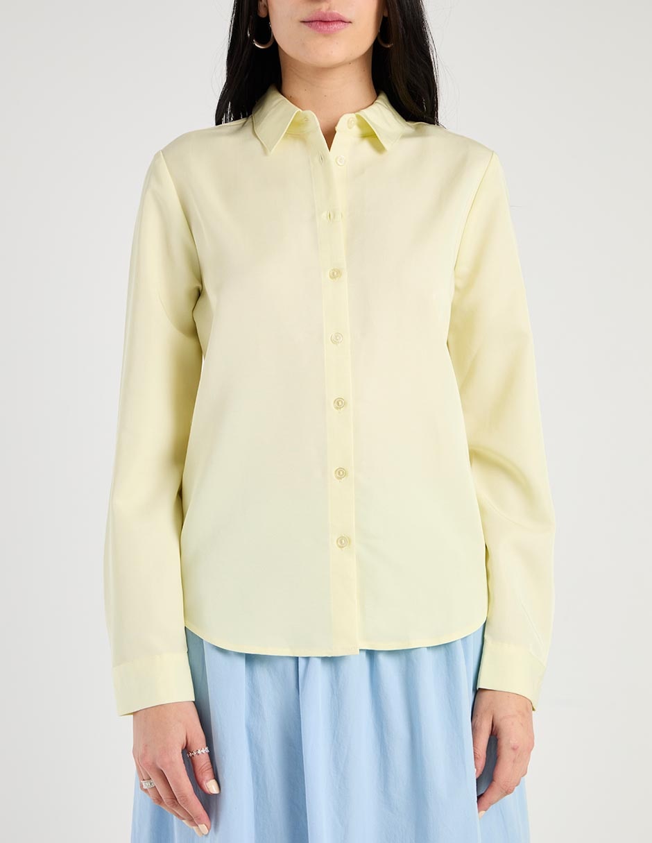 Blusa camisera manga larga para mujer 6