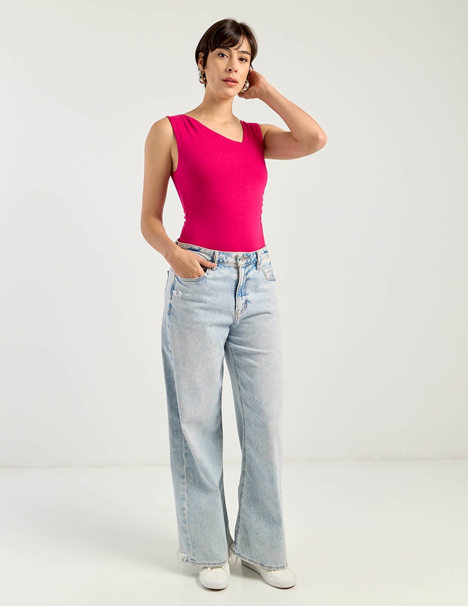Body escote V para mujer 3