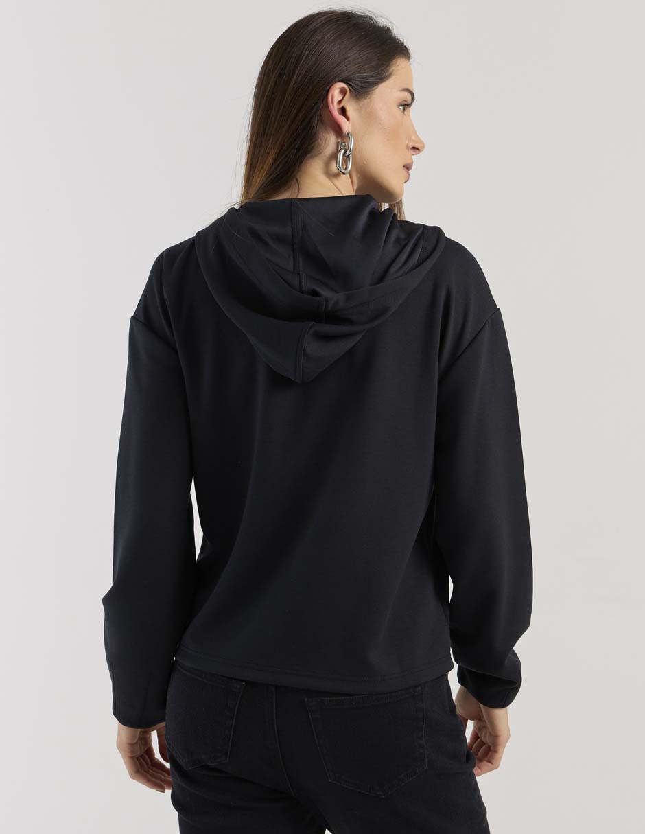 SUDADERA CONTEMPO, NEGRO, CH