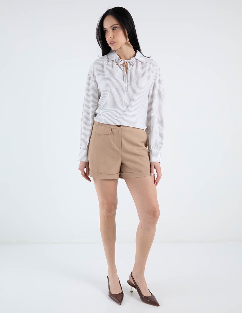 Blusa Contempo manga larga para mujer 3