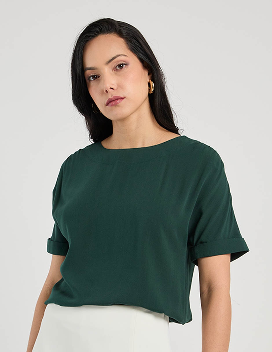 Blusa manga corta para mujer 2