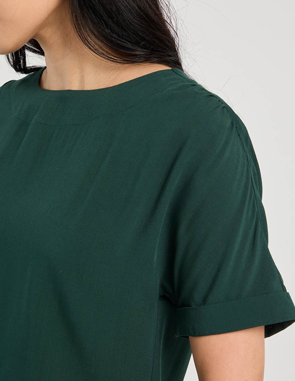 Blusa manga corta para mujer 5