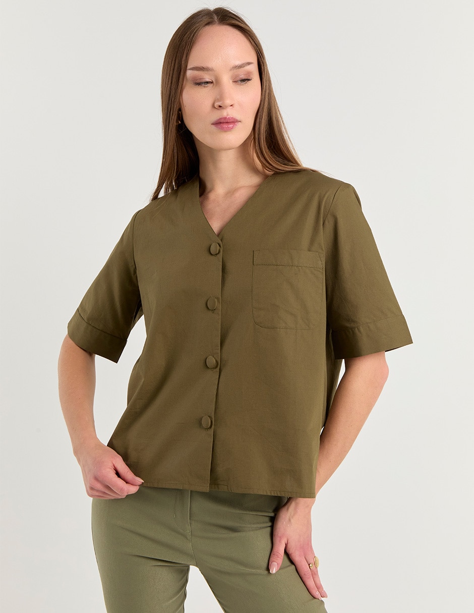 Blusa manga corta para mujer Blusa manga corta para mujer