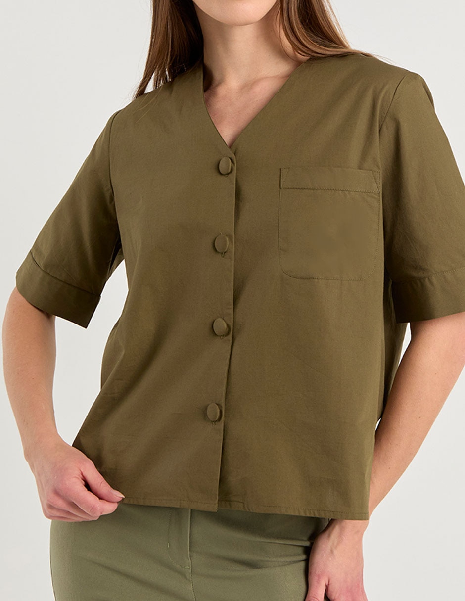 Blusa manga corta para mujer 10