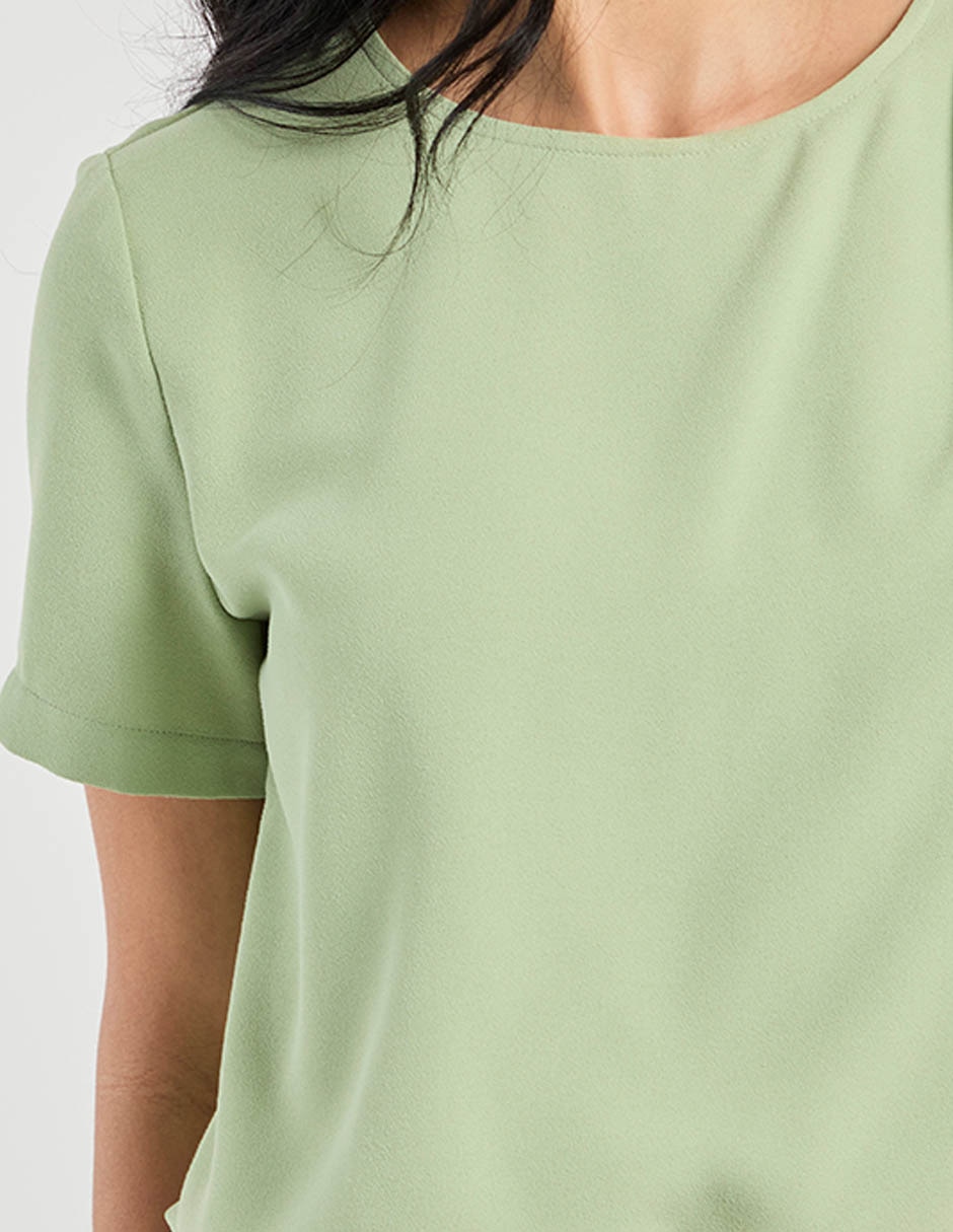 Blusa manga corta para mujer 5
