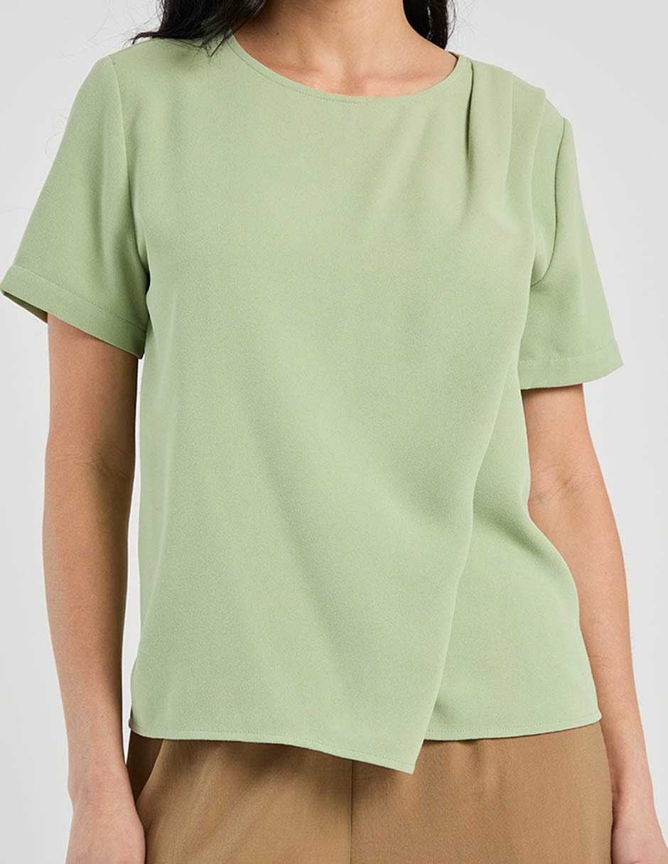 Blusa manga corta para mujer 7
