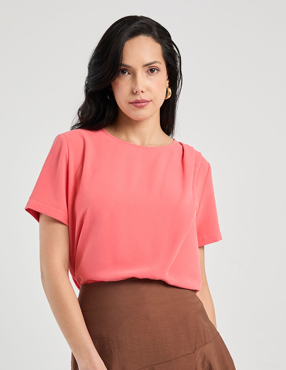 Blusa manga corta para mujer Blusa manga corta para mujer