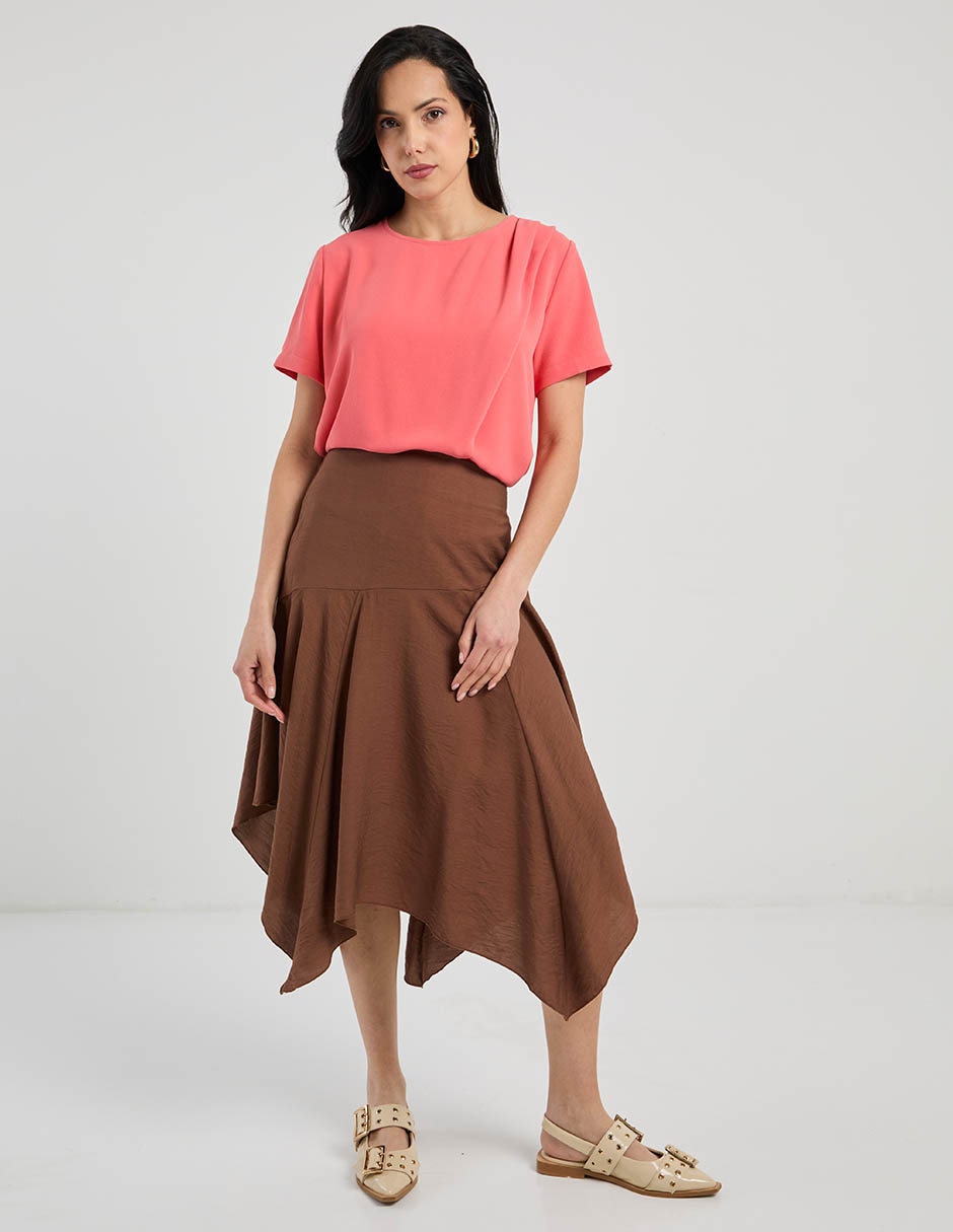 Blusa Contempo manga corta para mujer