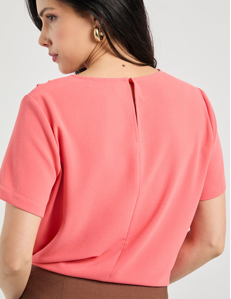 Blusa Contempo manga corta para mujer