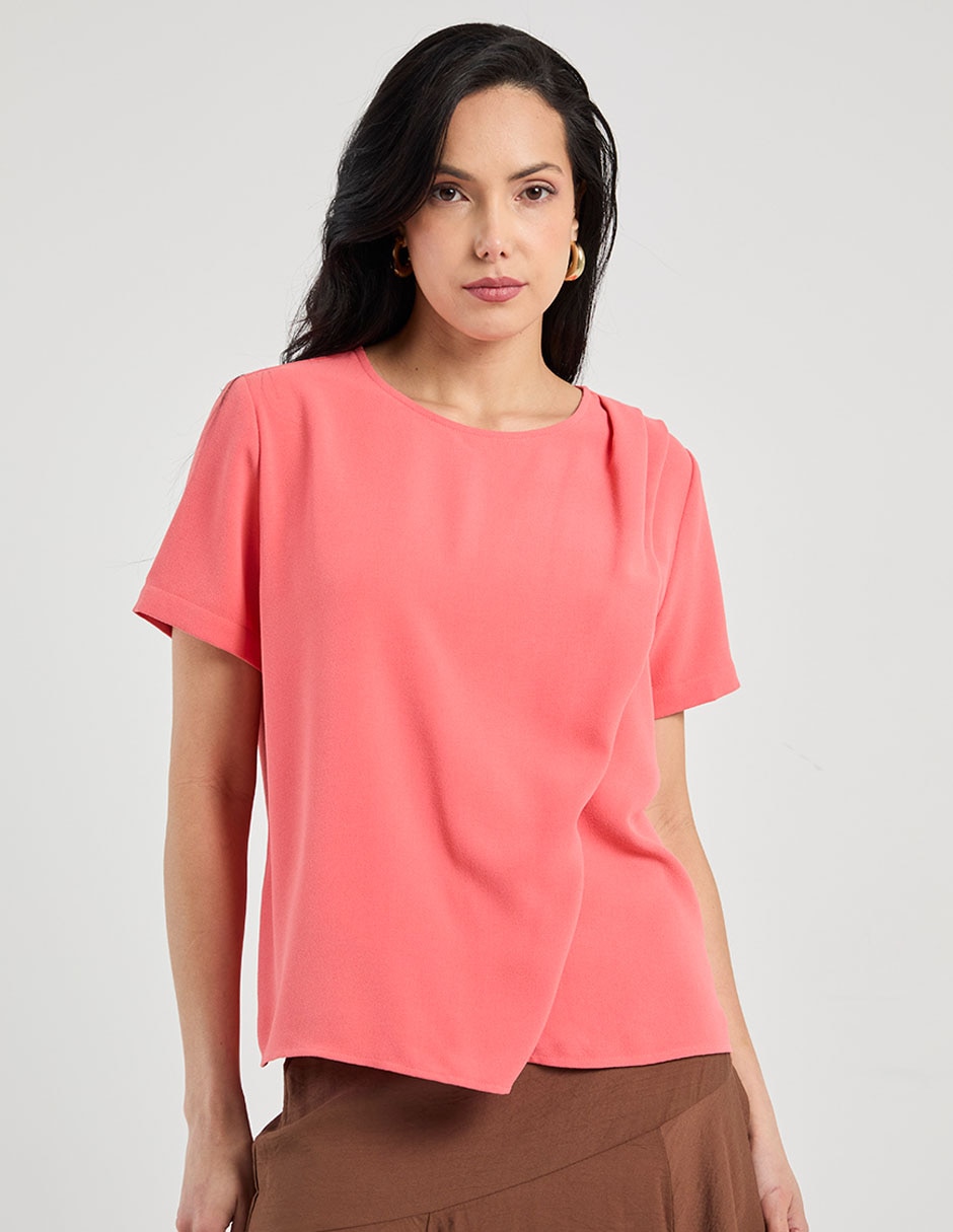 Blusa Contempo manga corta para mujer
