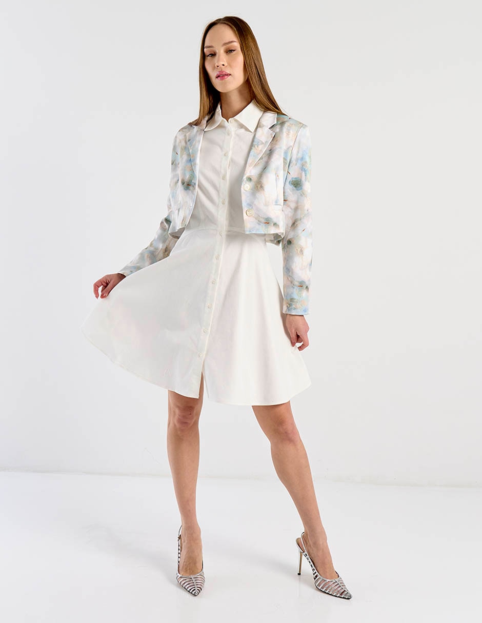 Vestido arriba de la rodilla casual para mujer 3