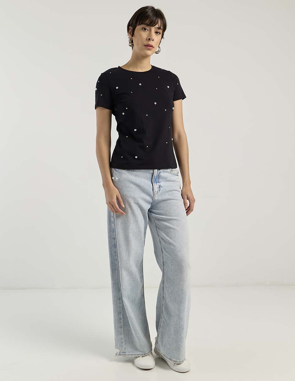 PLAYERA COM26716-06 CONTEMP, EG, NEGRO