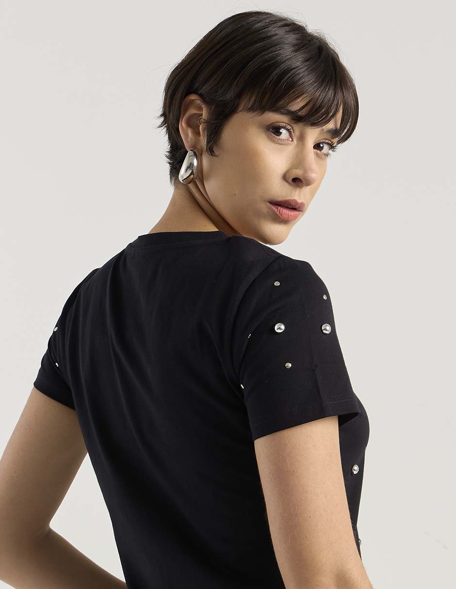 PLAYERA COM26716-06 CONTEMP, EG, NEGRO