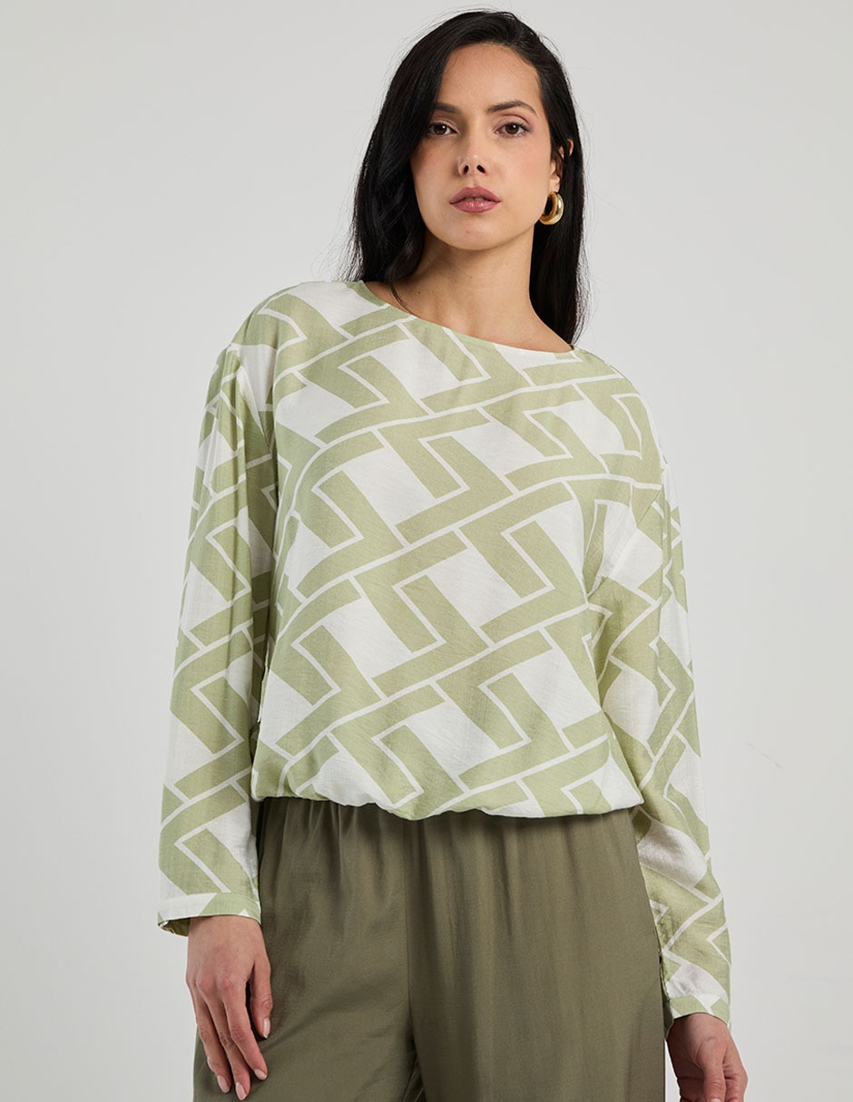 Blusa manga larga para mujer 2