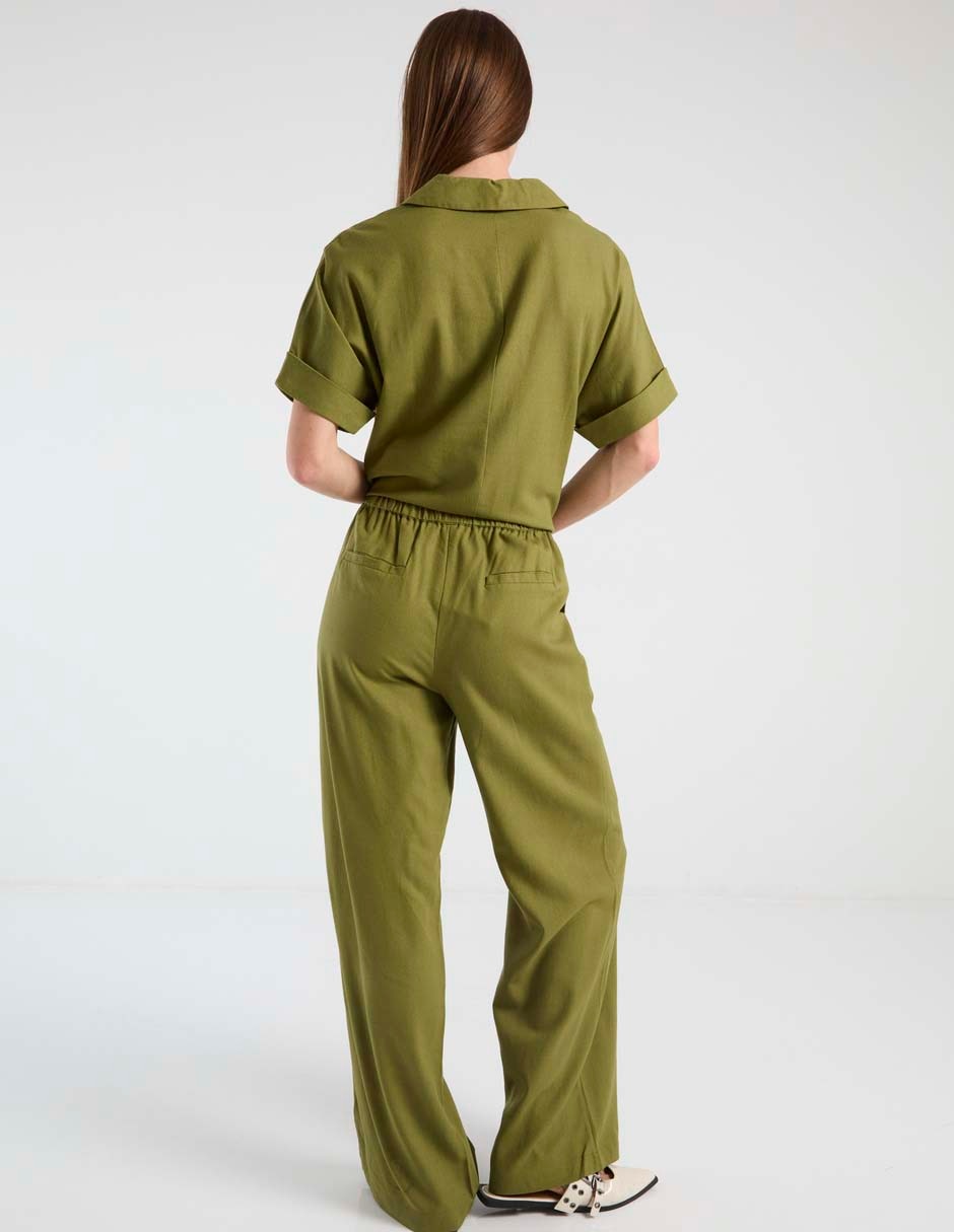 Pantalón relaxed amplio para mujer 2