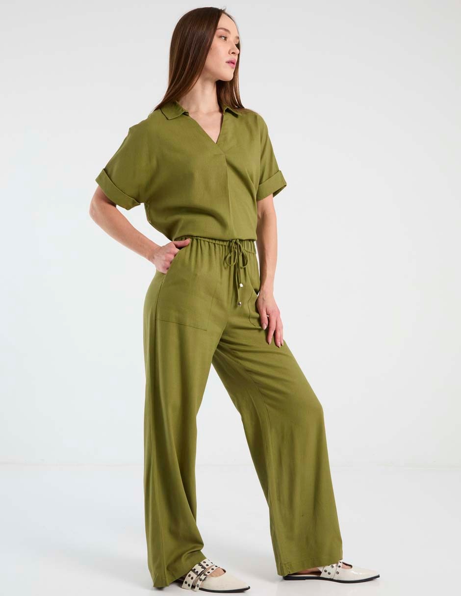 Pantalón relaxed amplio para mujer 3