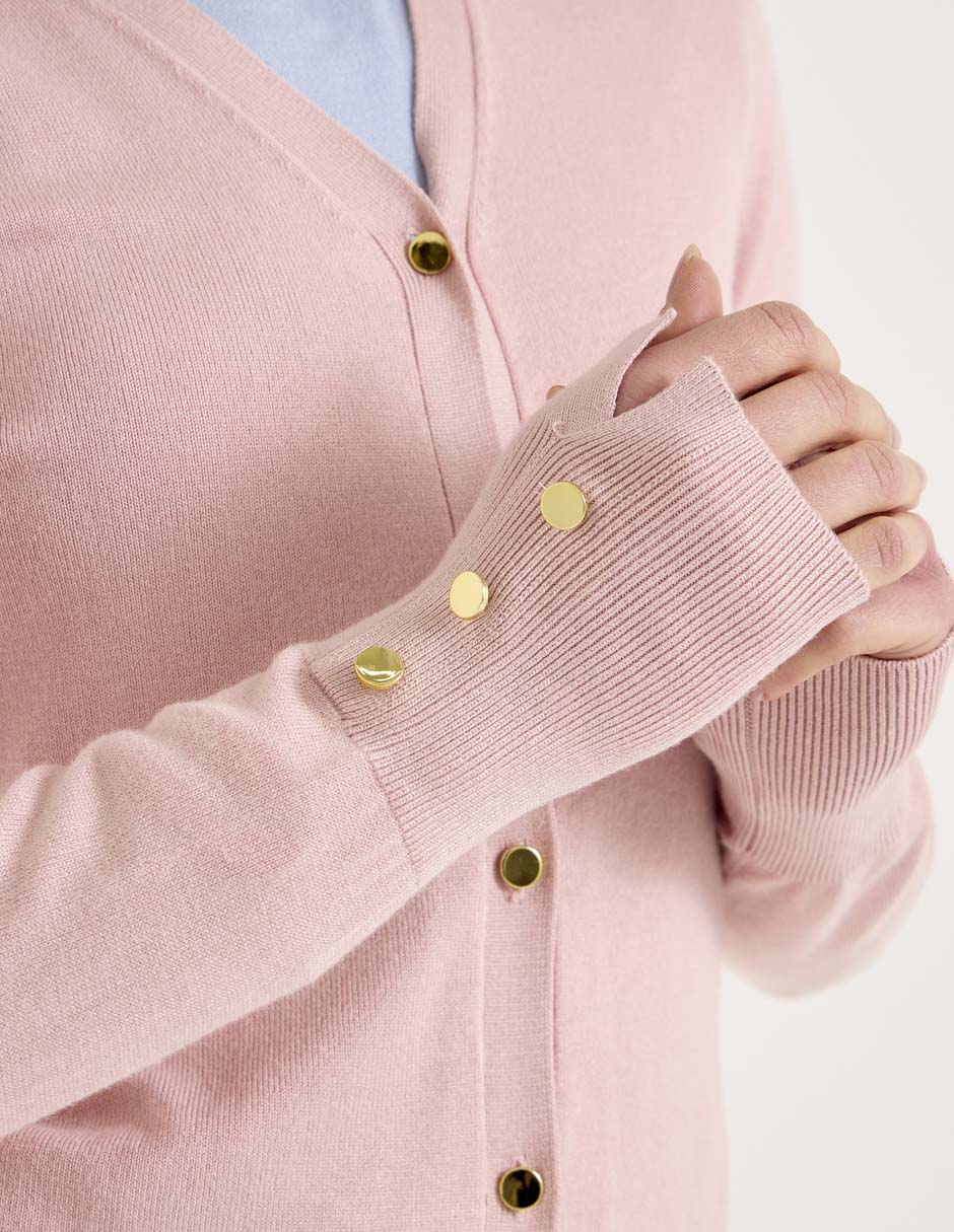 Suéter cuello V para mujer 4