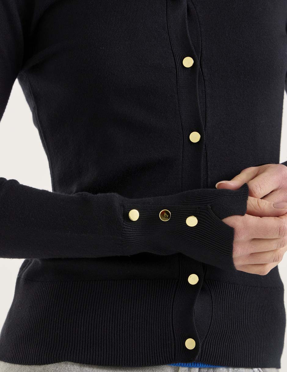SUETER COM26075-P01 CONTEM, ECH, NEGRO