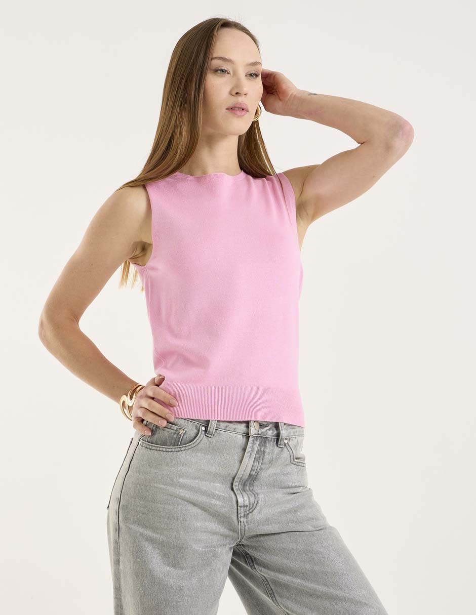 Suéter cuello redondo para mujer Suéter cuello redondo para mujer