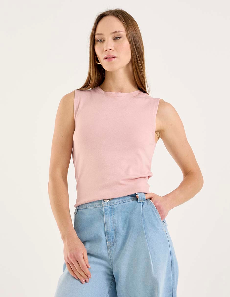 Suéter cuello redondo para mujer Suéter cuello redondo para mujer