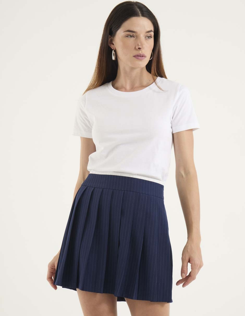 Playera manga corta cuello redondo para mujer Playera manga corta cuello redondo para mujer