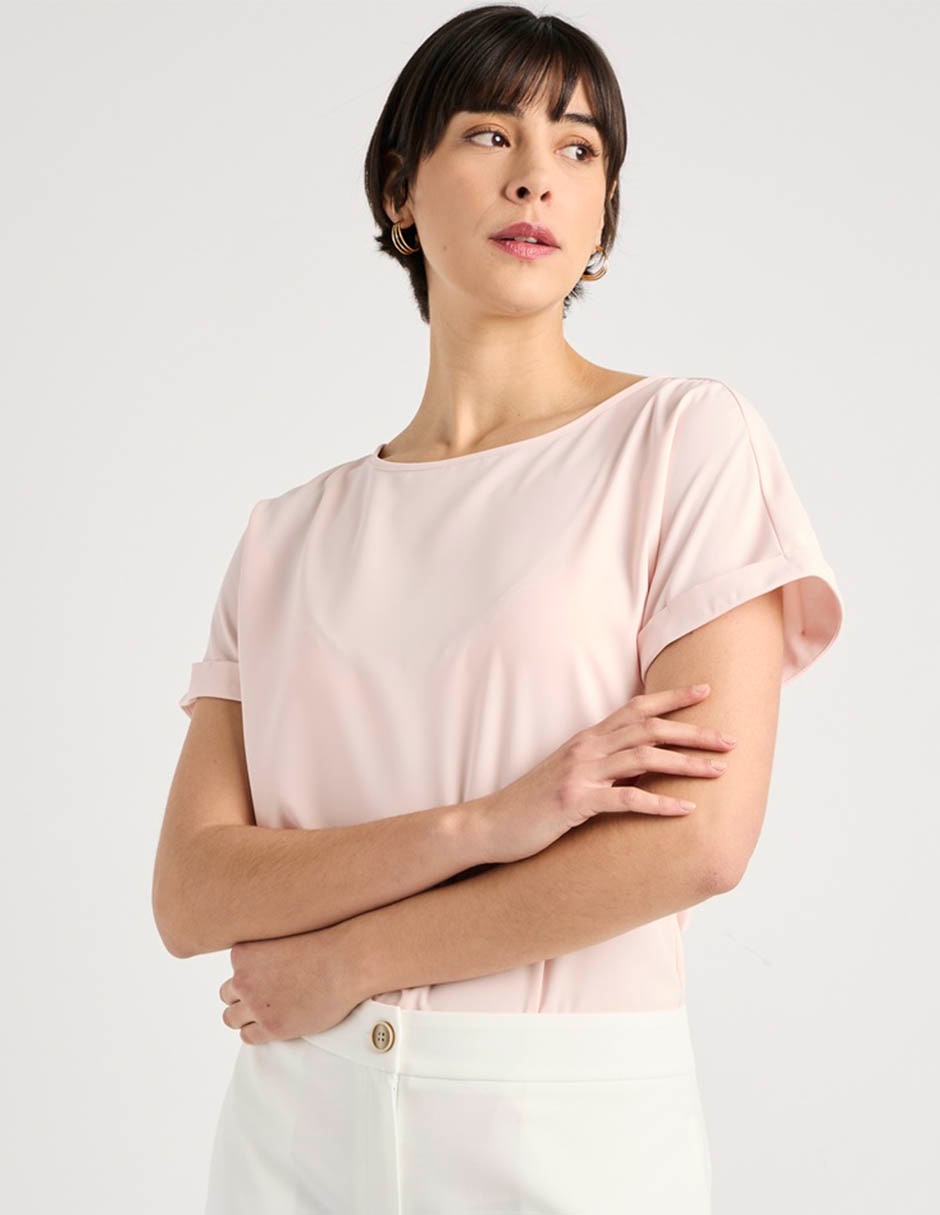 BLUSA COM26015-02 CONT, ECH, ROSEWATER