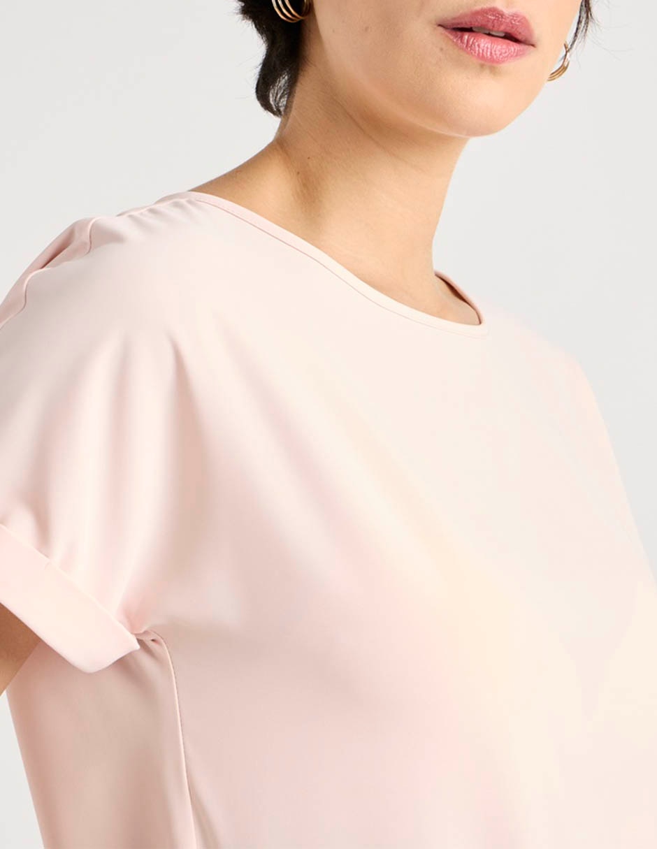 BLUSA COM26015-02 CONT, ECH, ROSEWATER