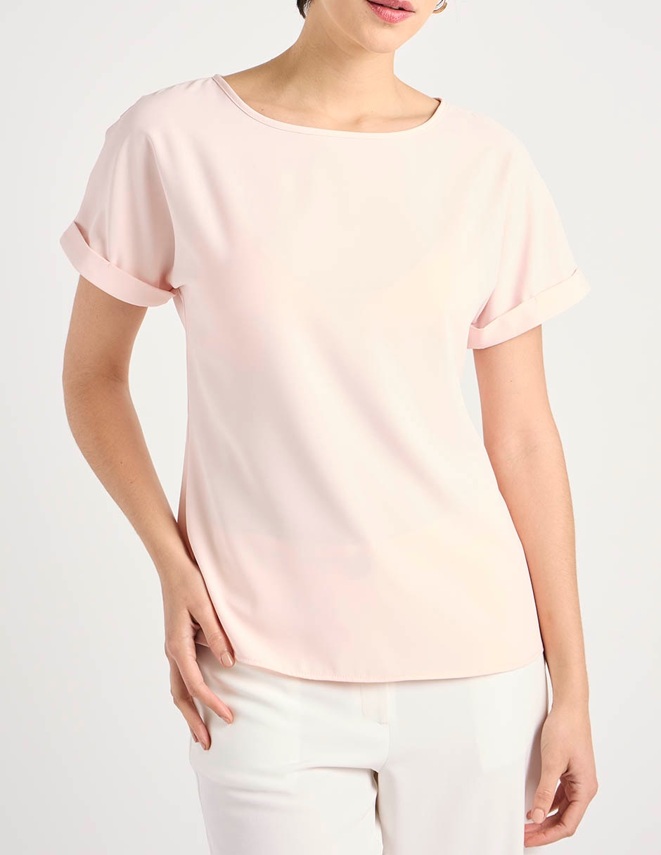 BLUSA COM26015-02 CONT, ECH, ROSEWATER