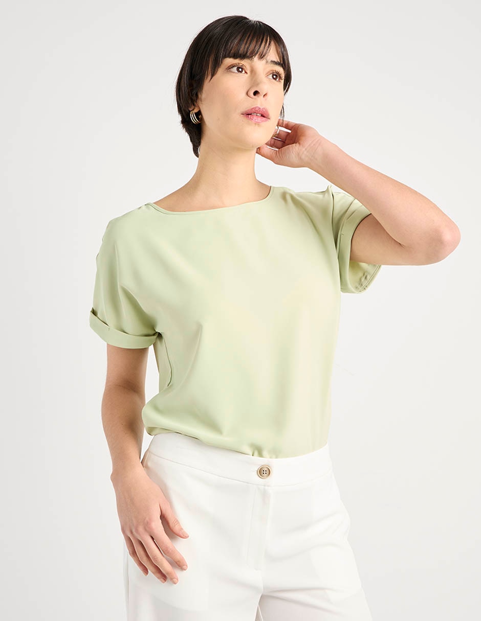 Blusa manga corta para mujer 2