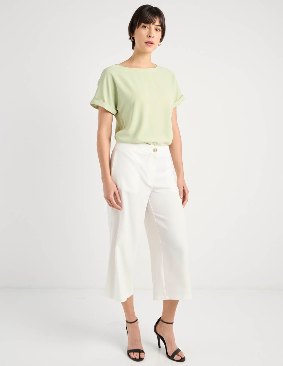 Blusa manga corta para mujer 3