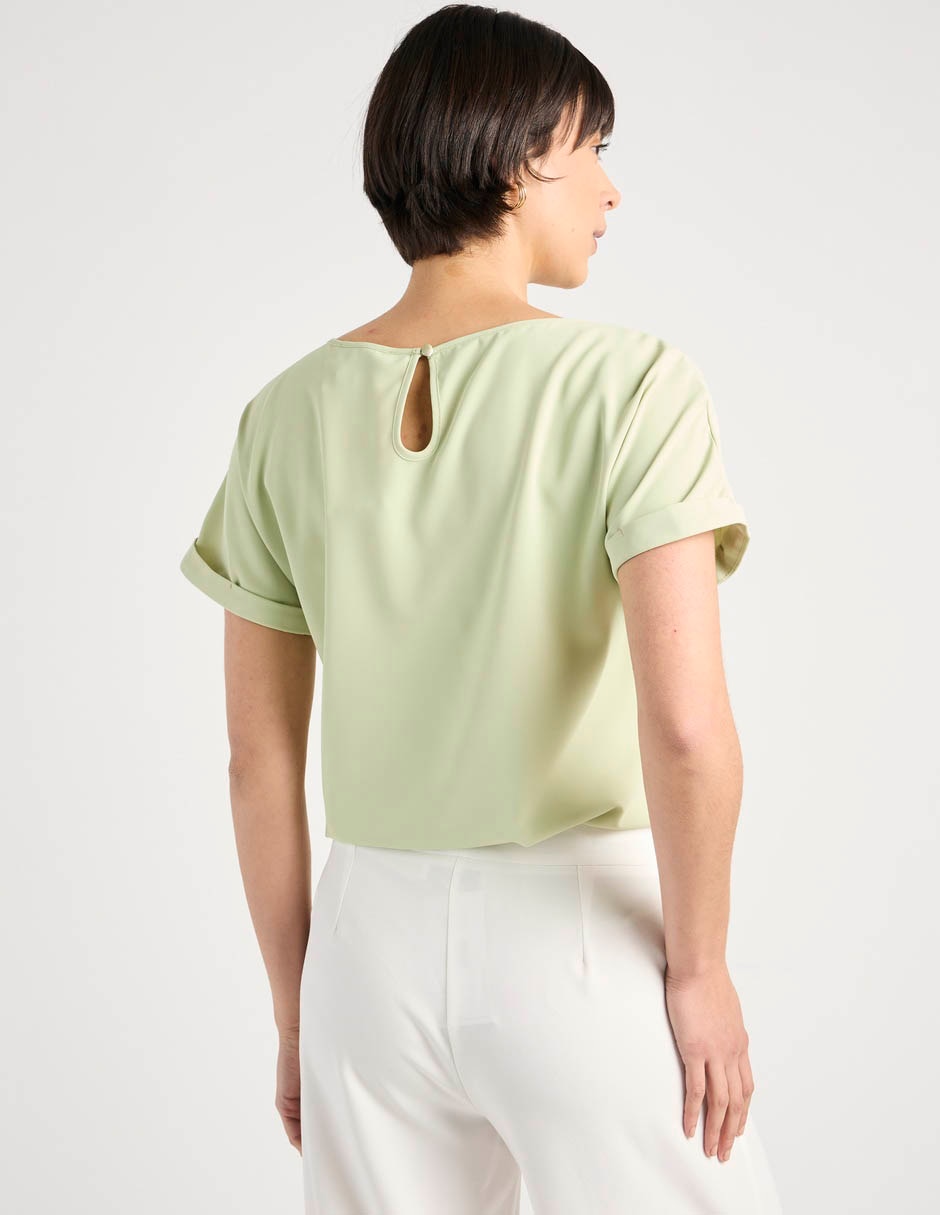 Blusa manga corta para mujer 6