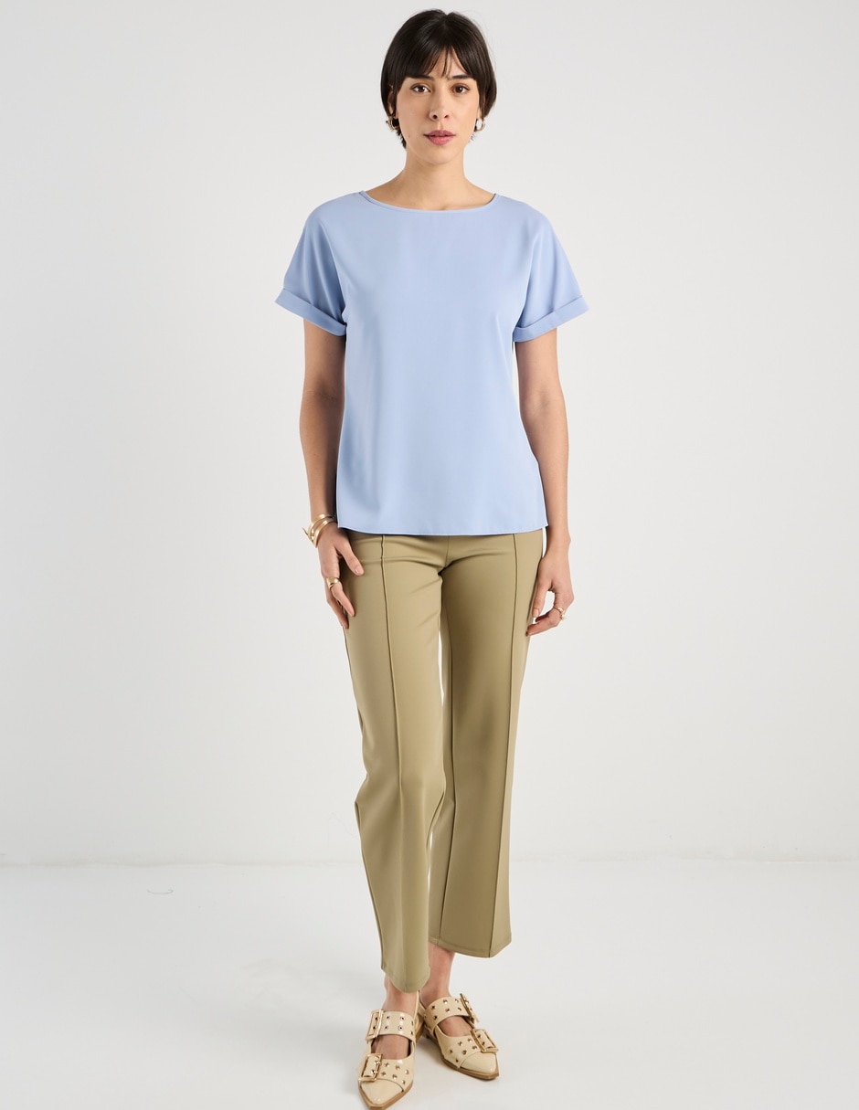 Blusa manga corta para mujer 2