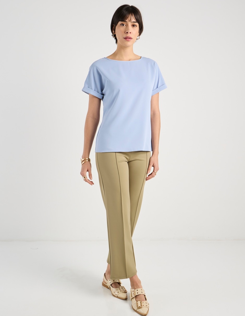Blusa manga corta para mujer 3