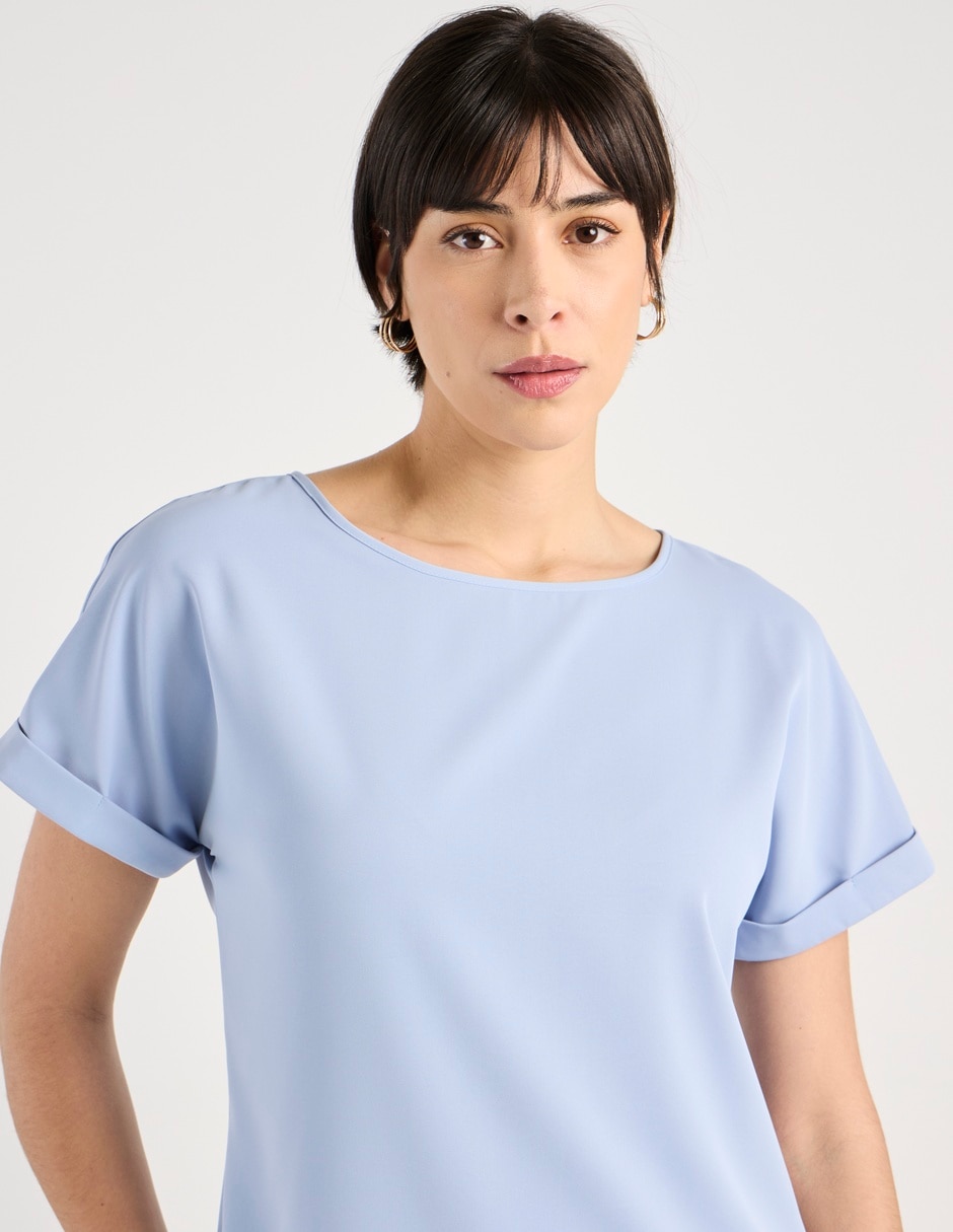 Blusa manga corta para mujer 5