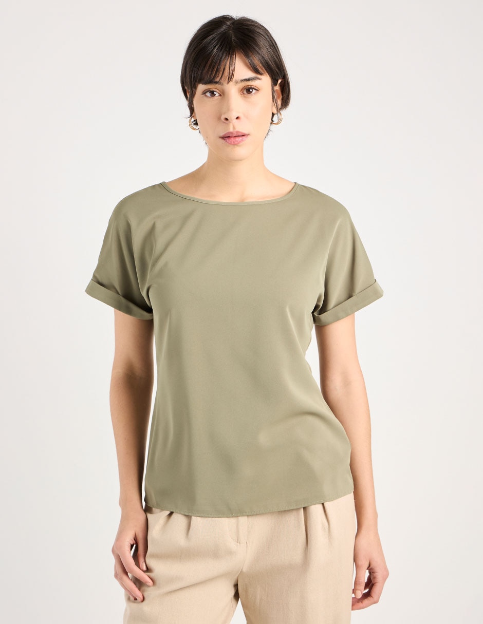 Blusa manga corta para mujer Blusa manga corta para mujer