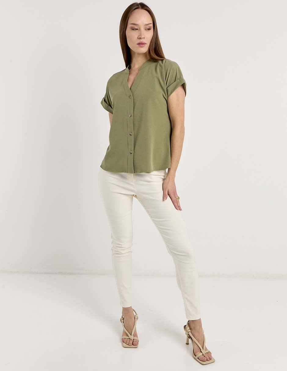 Blusa manga corta para mujer 2