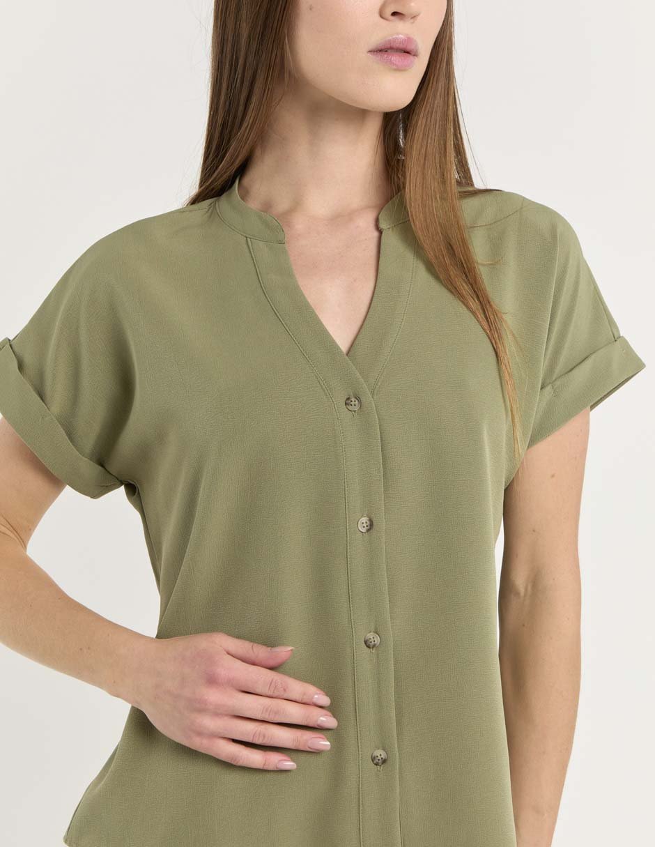 Blusa manga corta para mujer 4
