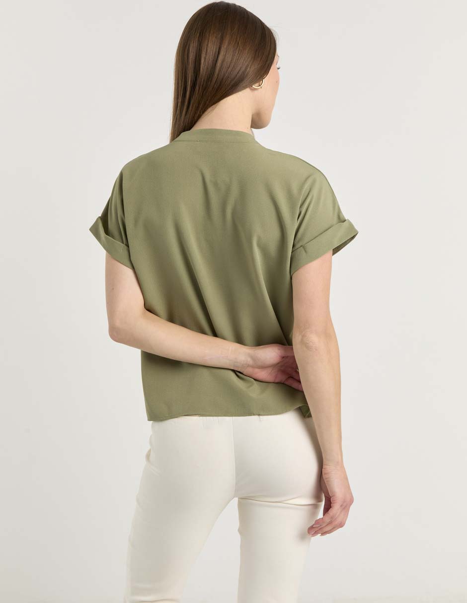 Blusa manga corta para mujer 6